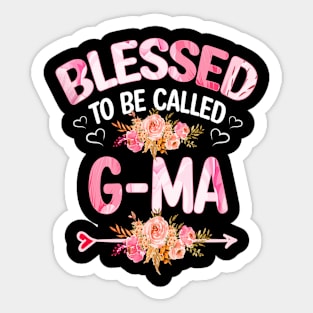 grandmother blessed to be called g-ma Sticker